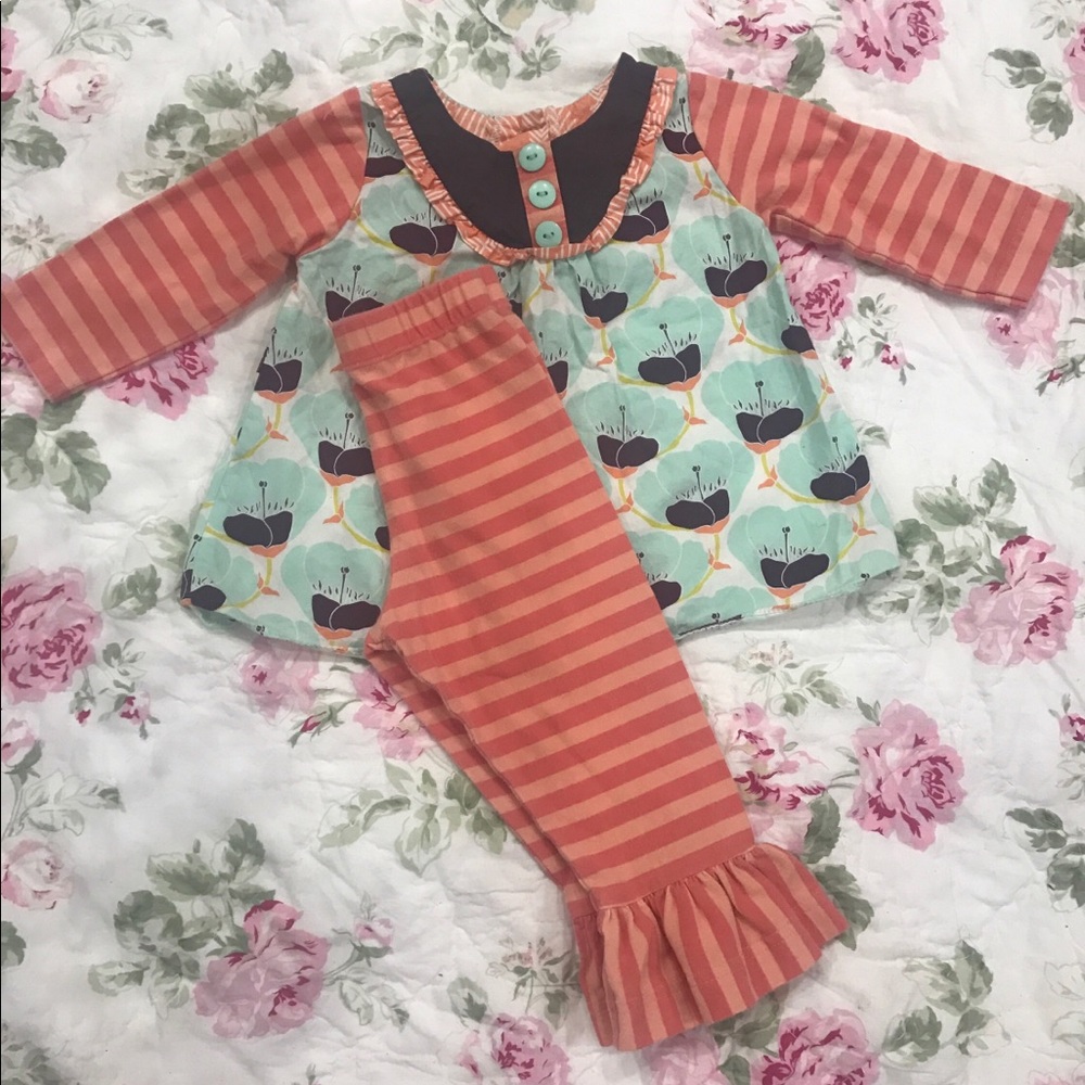 Peaches ‘n Cream 6/9M outfit